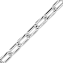Load image into Gallery viewer, Bulk / Spooled Light Elongated Cable Chain in Sterling Silver (1.40 mm - 6.20 mm)
