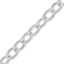 Load image into Gallery viewer, Bulk / Spooled Light Round Cable Chain in Sterling Silver (1.30 mm - 7.30 mm)
