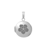 Plain Round Locket in Sterling Silver with Optional Engraving (13 mm - 32 mm)