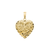 ITI NYC Special Order Only: Hand Engraved Design Heart Locket in 14K Yellow Gold (27 x 19 mm)