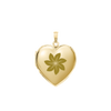 ITI NYC Plain Heart Locket in 14K Gold with Optional Engraving (13 mm - 19 mm)