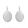 Plain Oval Locket in 14K Gold with Optional Engraving (20 x 11 mm - 30 x 17 mm)