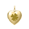 ITI NYC Plain Heart Locket in 14K Gold Filled with Optional Engraving (20 x 13 mm - 30 x 23 mm)