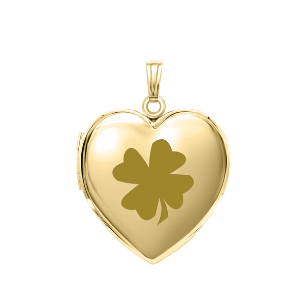 ITI NYC Plain Heart Locket in 14K Gold Filled with Optional Engraving (20 x 13 mm - 30 x 23 mm)