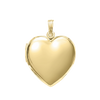 ITI NYC Plain Heart Locket in 14K Gold Filled with Optional Engraving (20 x 13 mm - 30 x 23 mm)