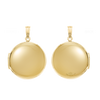 ITI NYC Plain Round Locket in 14K Gold Filled with Optional Engraving (20 x 14 mm - 27 x 19 mm)