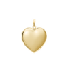 ITI NYC Plain Heart Locket in 14K Gold Filled with Optional Engraving (20 x 13 mm - 30 x 23 mm)