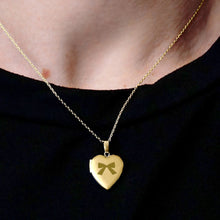 Load image into Gallery viewer, ITI NYC Plain Heart Locket in 14K Gold Filled with Optional Engraving (20 x 13 mm - 30 x 23 mm)
