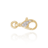 ITI NYC Lobster Locks With Diamonds (6.8 x 17.2 mm)