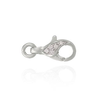 ITI NYC Lobster Locks With Diamonds (6.8 x 17.2 mm)