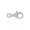 ITI NYC Lobster Locks With Diamonds (6.8 x 17.2 mm)