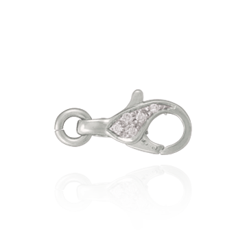 ITI NYC Lobster Locks With Diamonds (6.8 x 17.2 mm)