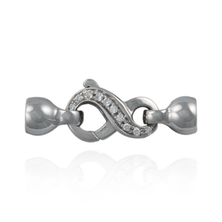 ITI NYC Lobster Pearl Clasps with Diamonds (8.3 x 25.8 mm)