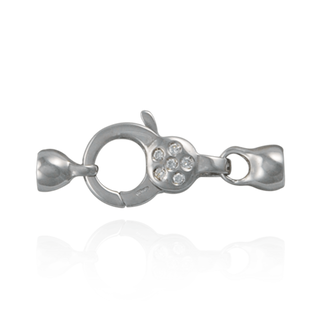 ITI NYC Lobster Pearl Clasps with Diamonds (10.5 x 30.6 mm)