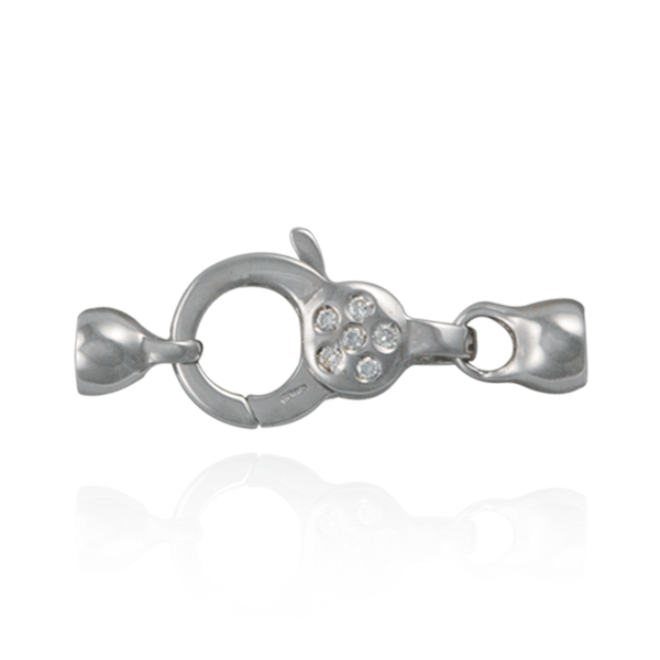 ITI NYC Lobster Pearl Clasps with Diamonds (10.5 x 30.6 mm)