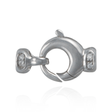 Load image into Gallery viewer, ITI NYC Lobster Pearl Clasps with Diamonds (6.9 x 16.5 mm - 10.8 x 18 mm)
