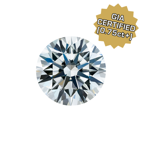 Round AAA Natural Diamond - April Birthstones
