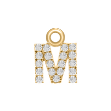 Load image into Gallery viewer, Block Initials (8.57mm) (100% Polished - Includes CZs)
