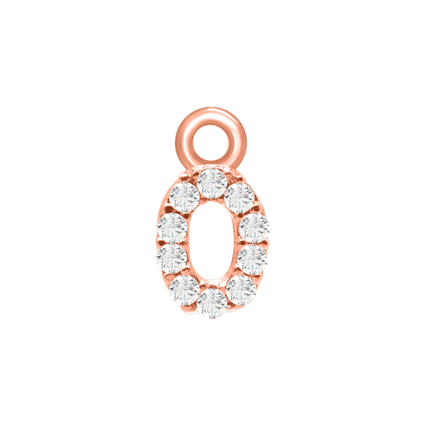 Block Initials (8.57mm) (100% Polished - Includes CZs)
