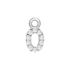 Block Initials (8.57mm) (100% Polished - Includes CZs)
