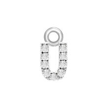 Load image into Gallery viewer, Block Initials (8.57mm) (100% Polished - Includes CZs)
