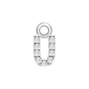 Block Initials (8.57mm) (100% Polished - Includes CZs)