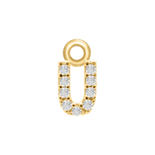 Load image into Gallery viewer, Block Initials (8.57mm) (100% Polished - Includes CZs)
