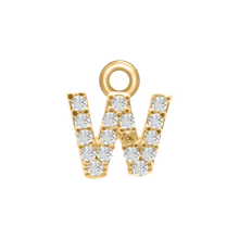 Load image into Gallery viewer, Block Initials (8.57mm) (100% Polished - Includes CZs)
