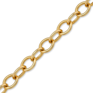 Bulk / Spooled Light Round Cable Chain in 14K & 18K Yellow Gold (1.00 mm - 6.80 mm)