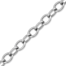 Load image into Gallery viewer, Bulk / Spooled Light Round Cable Chain in 14K White Gold (1.00 mm - 4.60 mm)
