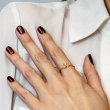 Load image into Gallery viewer, Initial Ring in 14K Gold
