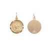 Gold-Filled Round Saint Christopher Medallion (5/8 inch - 1 inch)