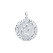 Load image into Gallery viewer, Sterling Silver Round Santa Ana Medallion (5/8 inch - 1 inch)
