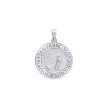 Load image into Gallery viewer, Sterling Silver Round San Francisco Medallion (5/8 inch - 1 inch)
