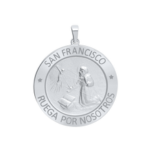 Load image into Gallery viewer, Sterling Silver Round San Francisco Medallion (5/8 inch - 1 inch)
