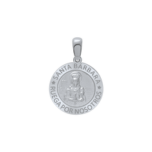 Load image into Gallery viewer, Sterling Silver Round Santa Bárbara Medallion (5/8 inch - 1 inch)
