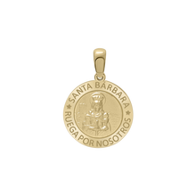 Load image into Gallery viewer, 14K Gold Round Santa Bárbara Medallion (5/8 inch - 1 inch)
