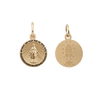 Gold-Filled Round Miraculous Medallion (1/2 inch - 1 inch)