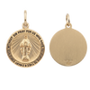 Gold-Filled Round Miraculous Medallion (1/2 inch - 1 inch)