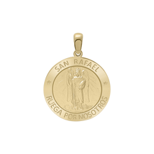 Load image into Gallery viewer, 14K Gold Round San Rafael Medallion (3/4 inch)
