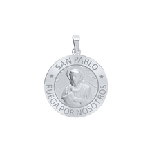 Load image into Gallery viewer, Sterling Silver Round San Pablo Medallion (5/8 inch - 1 inch)
