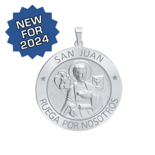 Load image into Gallery viewer, Sterling Silver Round San Juan Medallion (5/8 inch - 1 inch)
