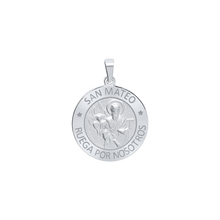 Load image into Gallery viewer, Sterling Silver Round San Mateo Medallion (5/8 inch - 1 inch)
