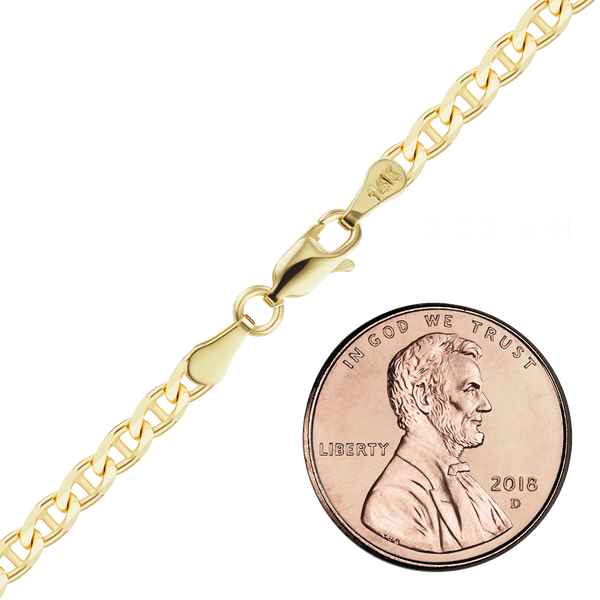 Madison Ave. Mariner Bracelet in 14K Yellow Gold