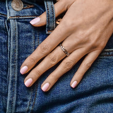 Load image into Gallery viewer, Madison Ave. Mariner Chain Ring in Sterling Silver
