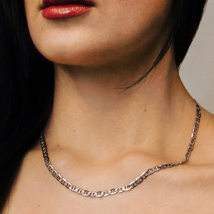 Madison Ave. Mariner Chain Necklace in Sterling Silver
