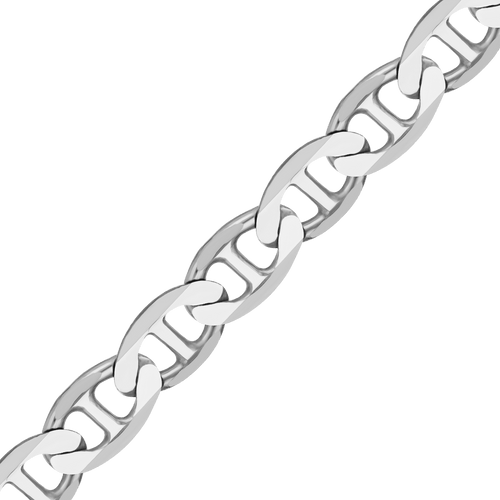 Bulk / Spooled Mariner Curb Chain in Sterling Silver (2.30 mm - 7.80 mm)