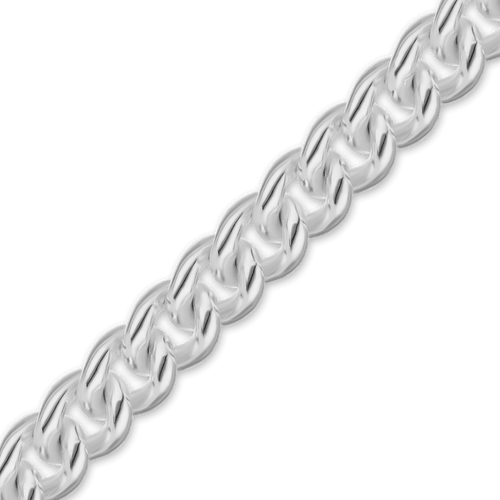 Bulk / Spooled Medium Round Curb Chain in Sterling Silver (0.80 mm - 4.90 mm)
