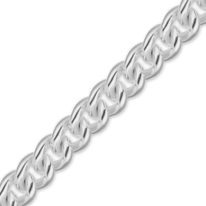 Bulk / Spooled Medium Round Curb Chain in Sterling Silver (0.80 mm - 4.90 mm)