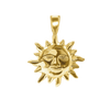 Sun with Face Charm (30 x 24mm)
